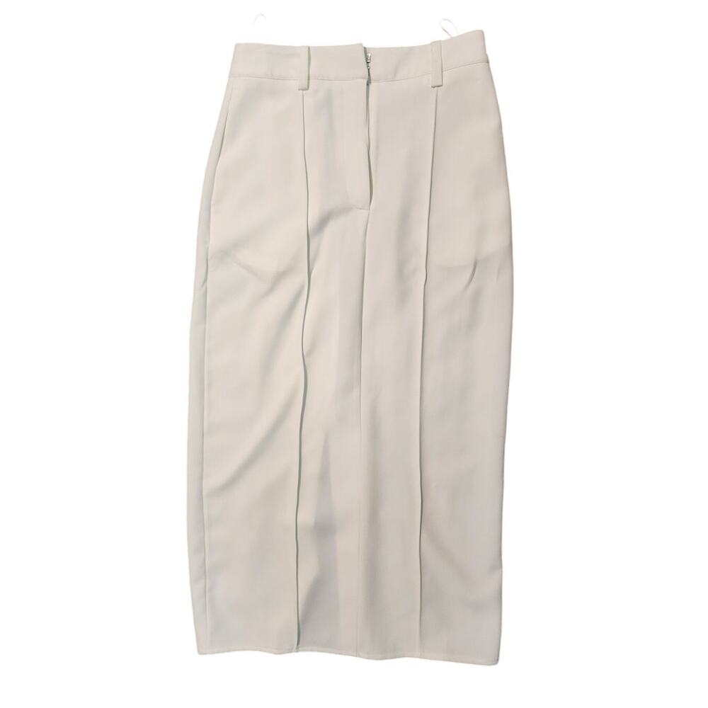 White Maxi Pencil Skirt Sz M NWT Classic
